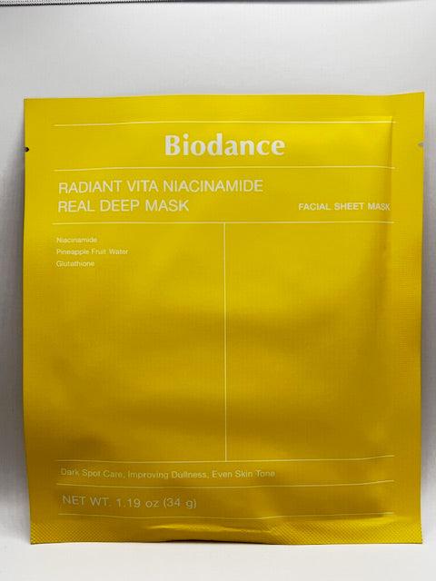 BIODANCE Radiant Vita Niacinamide Real Deep Mask - Country Beautie