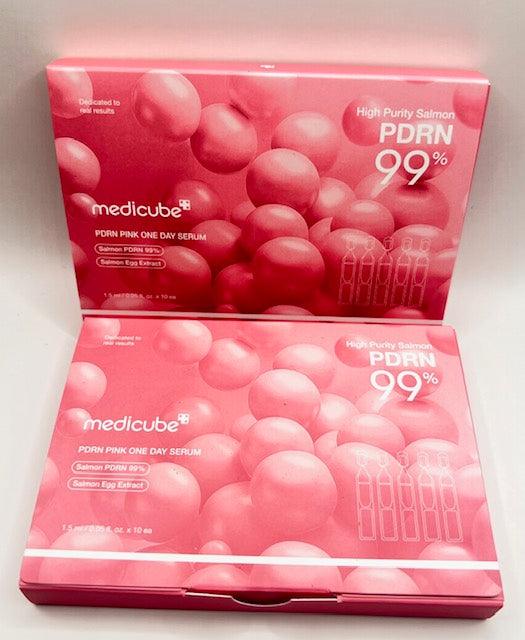 MEDICUBE PDRN 99% Pink Peptide One Day Serum 1.5ml* 10Caps - Country Beautie
