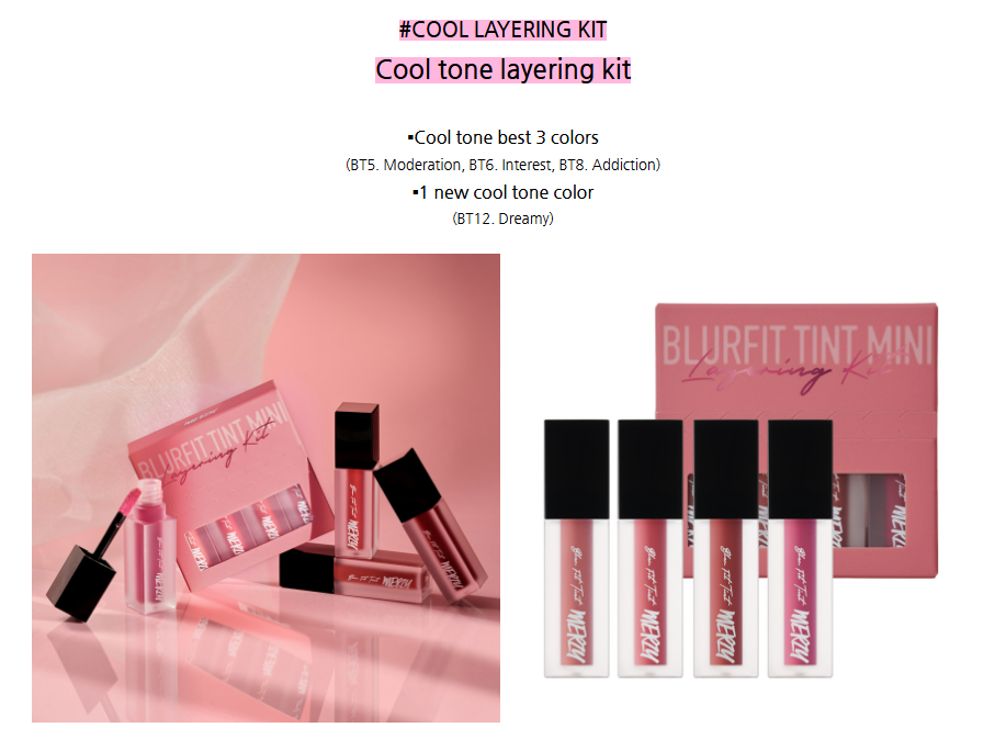 MERZY Blur Fit Tint Mini Layering Kit - Country Beautie