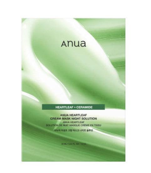 ANUA Heartleaf Cream Mask Night solution - Country Beautie
