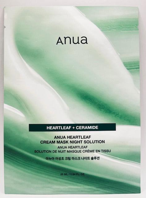 ANUA Heartleaf Cream Mask Night solution - Country Beautie