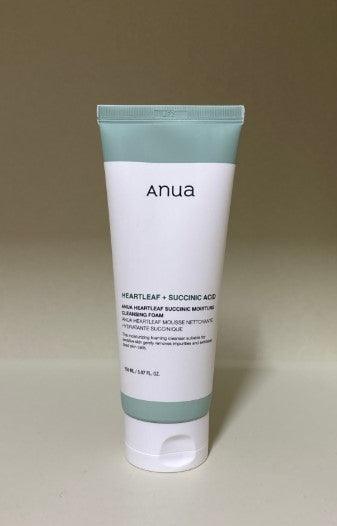 ANUA Heartleaf + Succinic Acid Moisture Cleansing Foam 150ml - Country Beautie