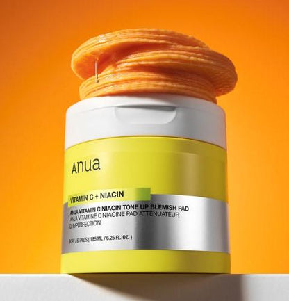 ANUA Vitamin C + Niacin Tone-Up Blemish Pad 60P - Country Beautie