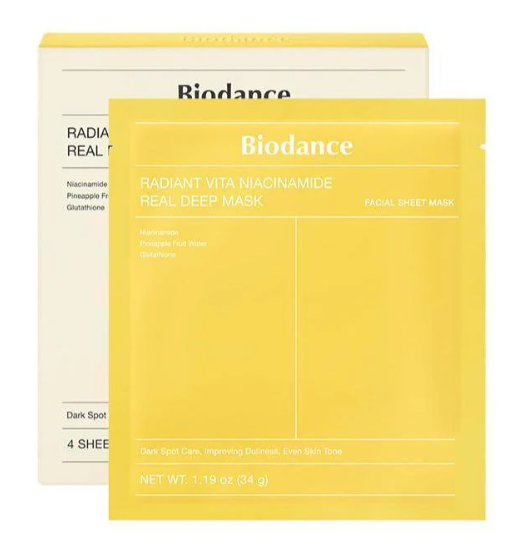 BIODANCE Radiant Vita Niacinamide Real Deep Mask