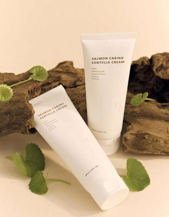 HEVEBLUE Salmon Caring Centella Cream 100ml - Country Beautie