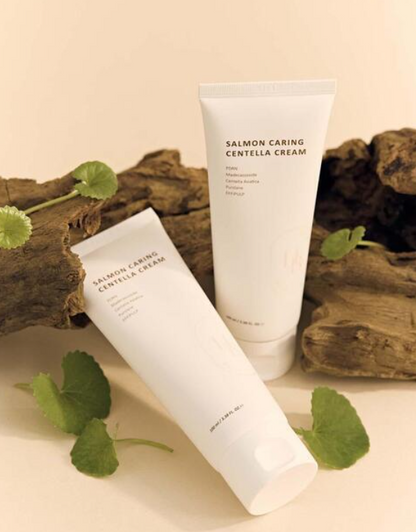 HEVEBLUE Salmon Caring Centella Cream 100ml - Country Beautie