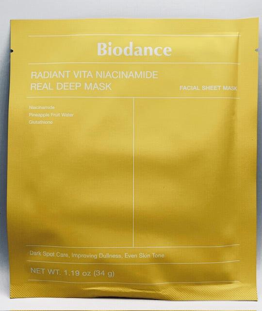 BIODANCE Radiant Vita Niacinamide Real Deep Mask - Country Beautie