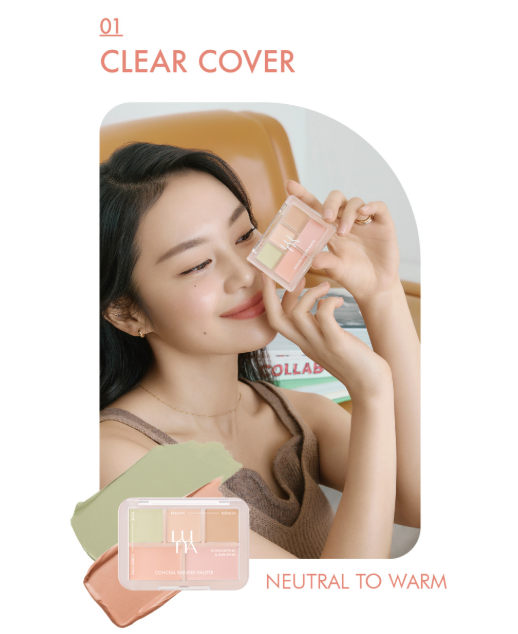 LUNA Conceal Blender Palette 6g - Country Beautie