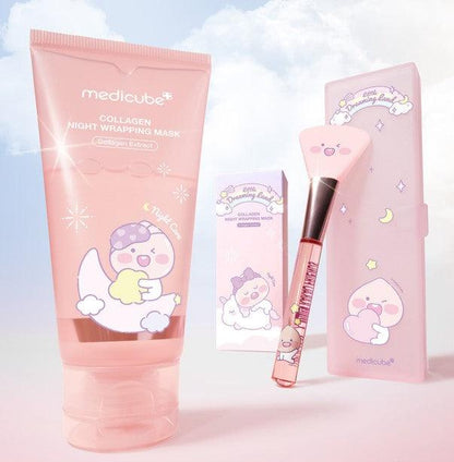 MEDICUBE Collagen Night Wrapping Mask 75ml Little Peach Edition - Country Beautie