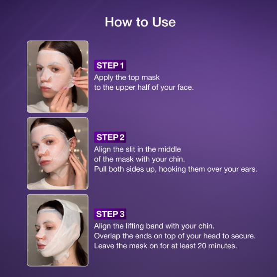 NUMBUZIN NAD+ Bio Lifting sil Full Face Mask - Country Beautie