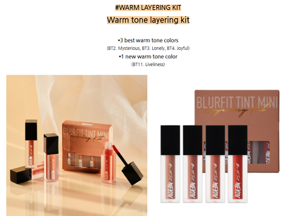 MERZY Blur Fit Tint Mini Layering Kit - Country Beautie