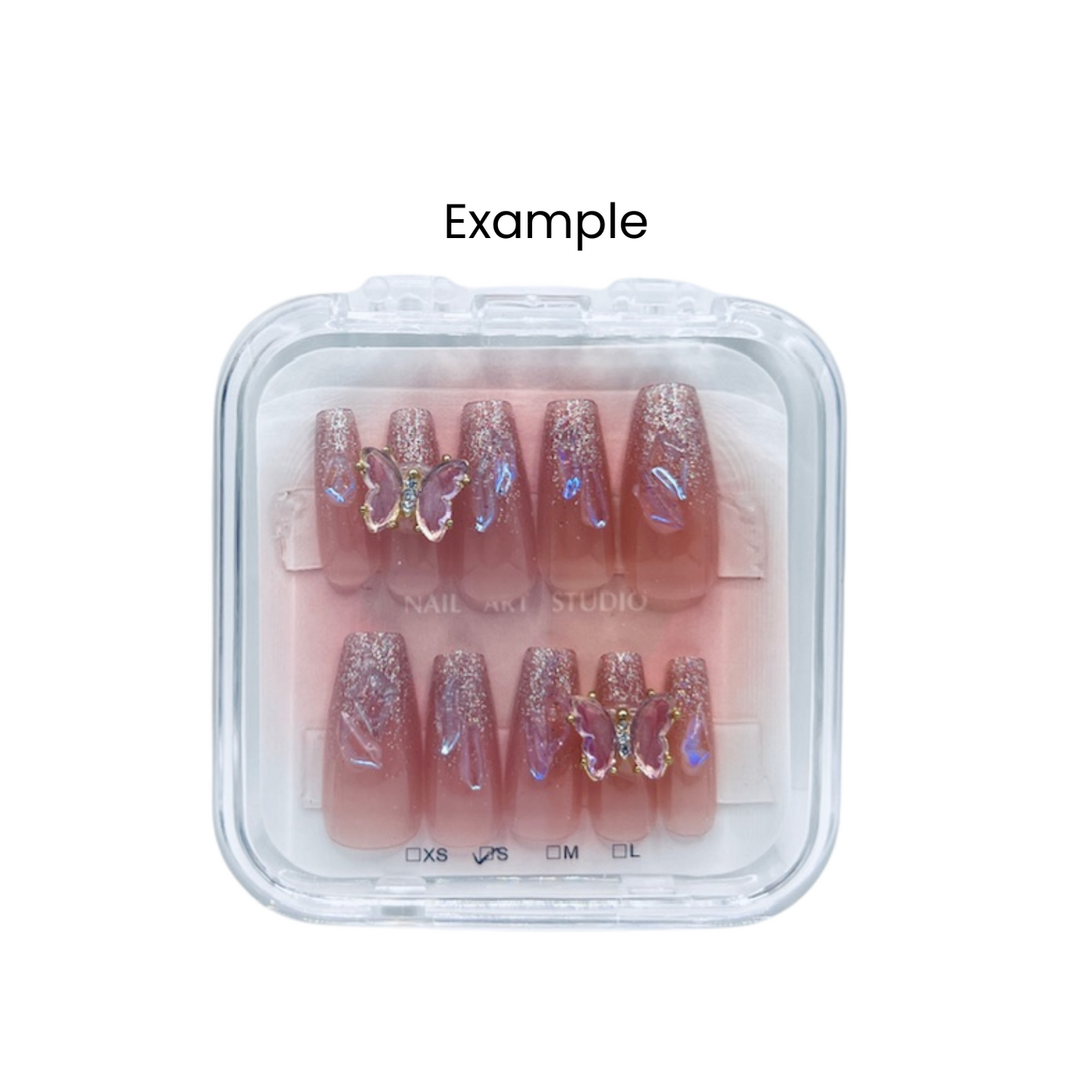 YAJIENA Pear Ribbon Long Style - Press On Nails - Country Beautie
